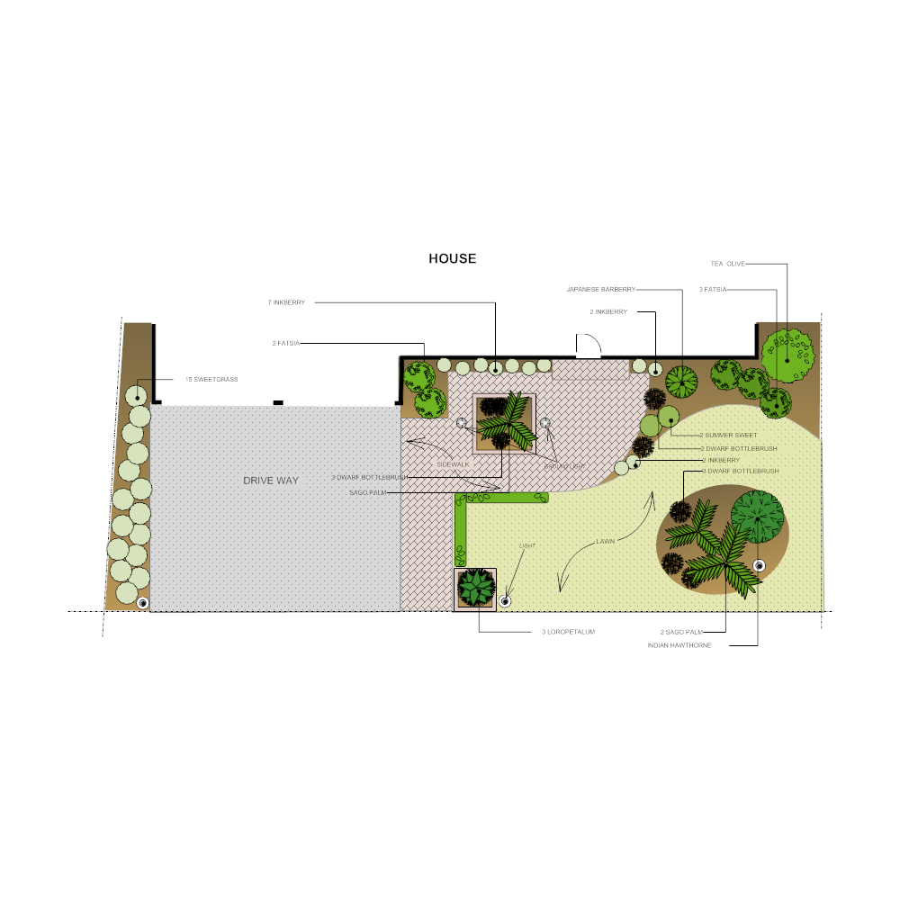 Example Image: Front Yard Landscape Design