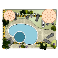 Landscape Design with Pool