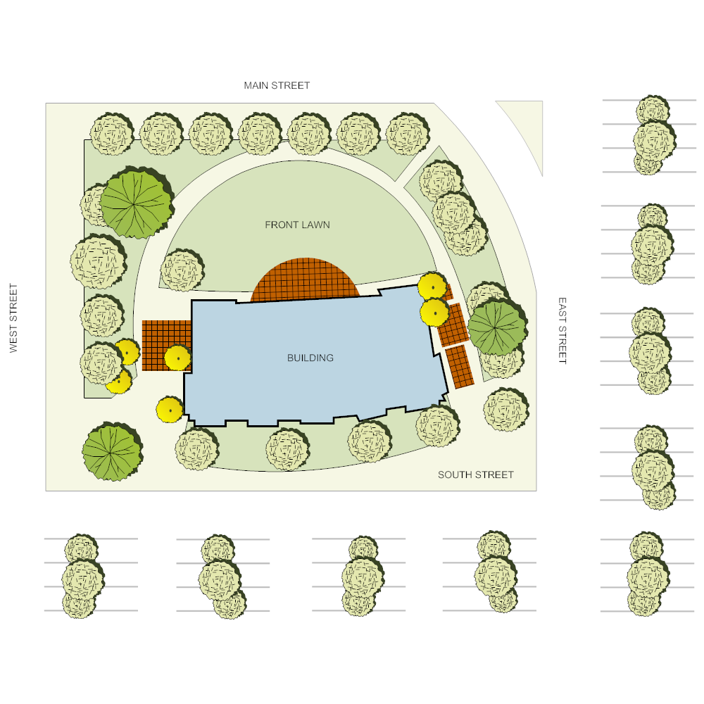 Example Image: Office Landscape Plan