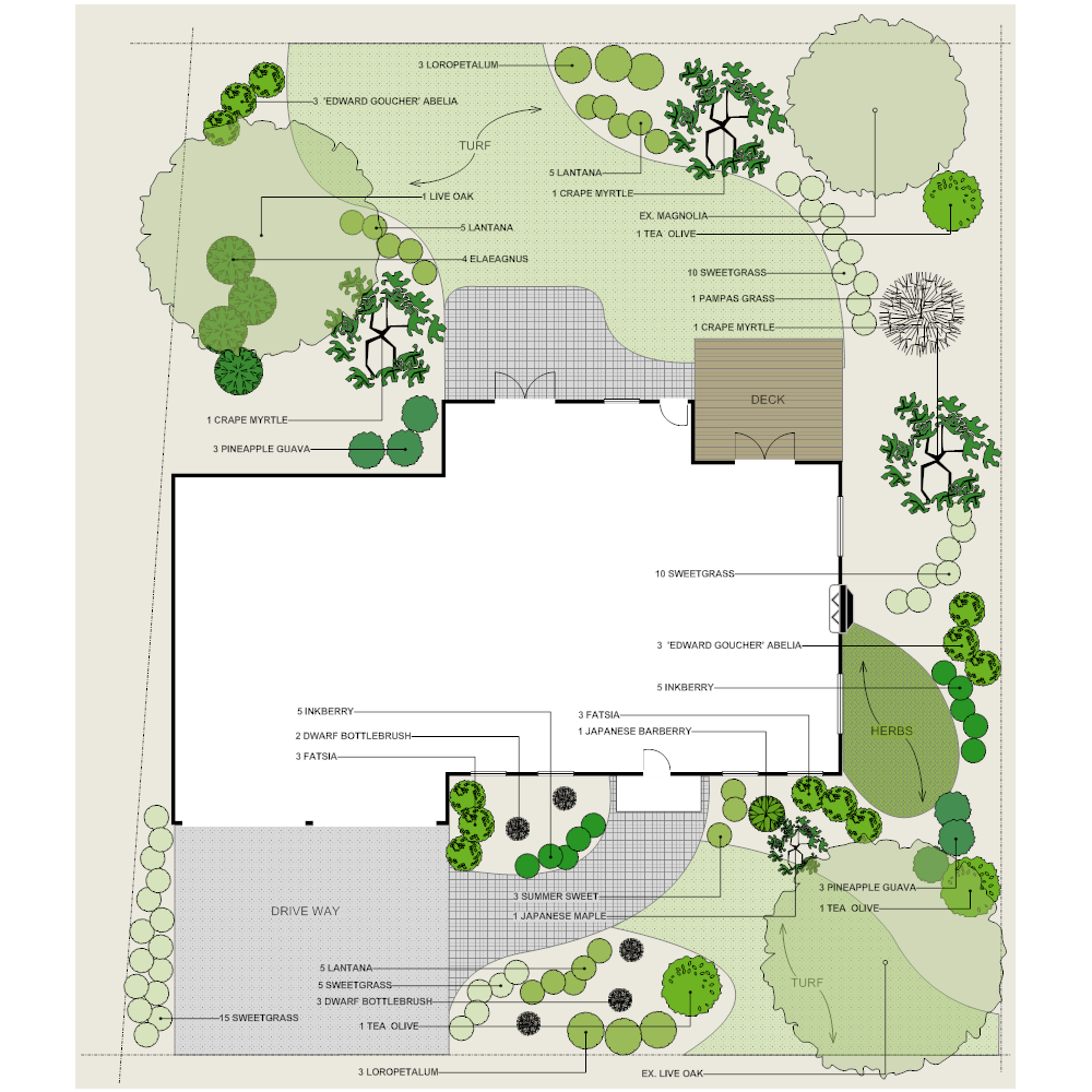 Example Image: Residential Landscape Plan