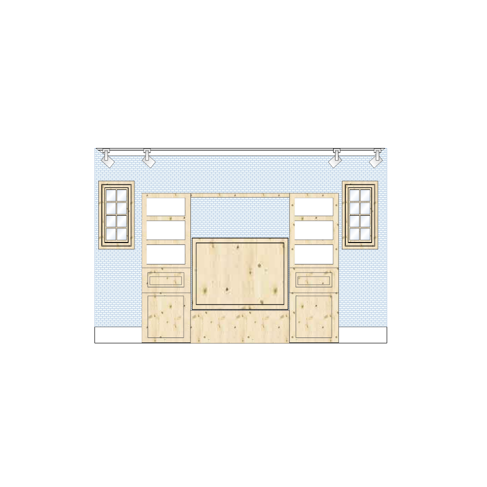 Example Image: Living Room Elevation - 2