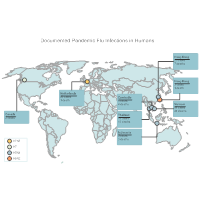 Pandemic Flu World Map