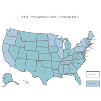 Presidential Electoral Map (2004)