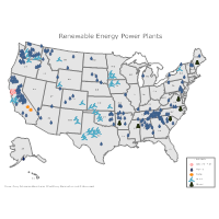 Renewable Energy Power Plant Map