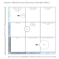 Industry Attractiveness-Business Strength Matrix