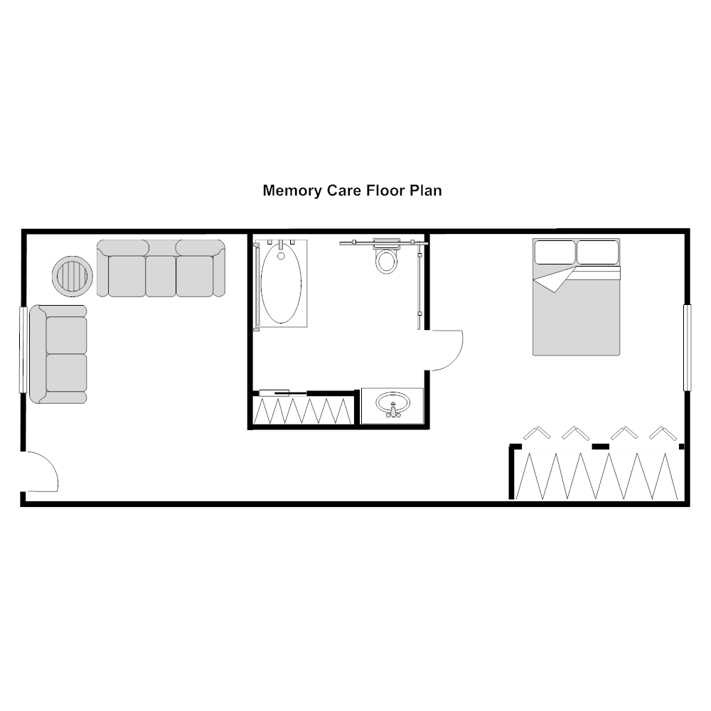 Example Image: Nursing Home Floor Plan