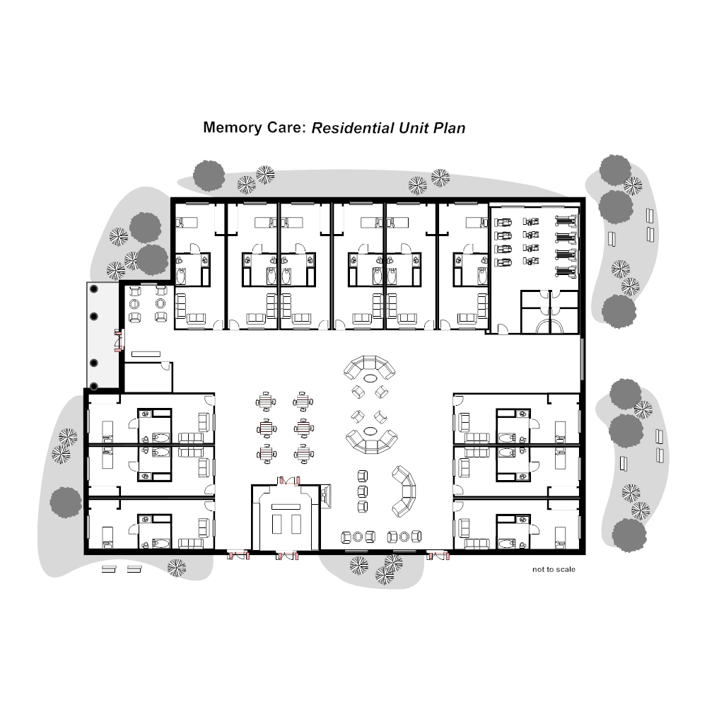 Example Image: Residential Nursing Home Unit Plan