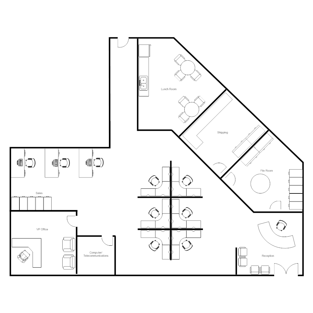 Example Image: Cubicle Floor Plan
