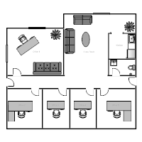 Office Plan Architecture Floor Interior Furniture Graphic Black White Sketch  Illustration Vector Stock Illustration  Download Image Now  iStock