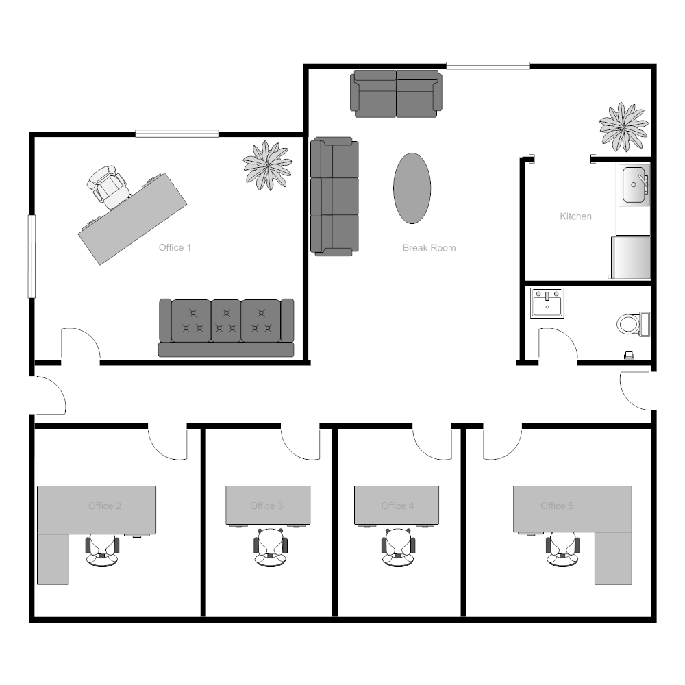 Example Image: Office Building Floor Plan