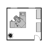 Office Floor Plan 14x13