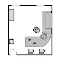 Office Floor Plan 15x17