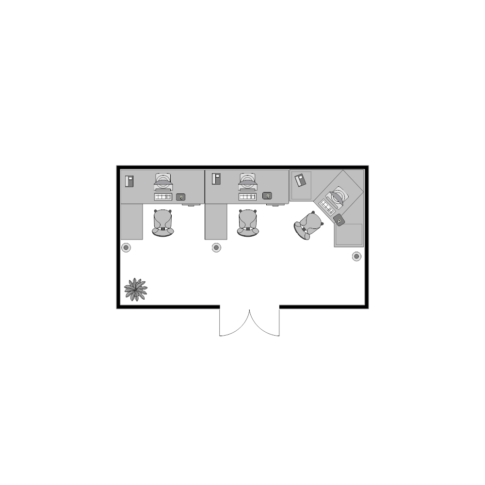 Example Image: Office Floor Plan 20x11