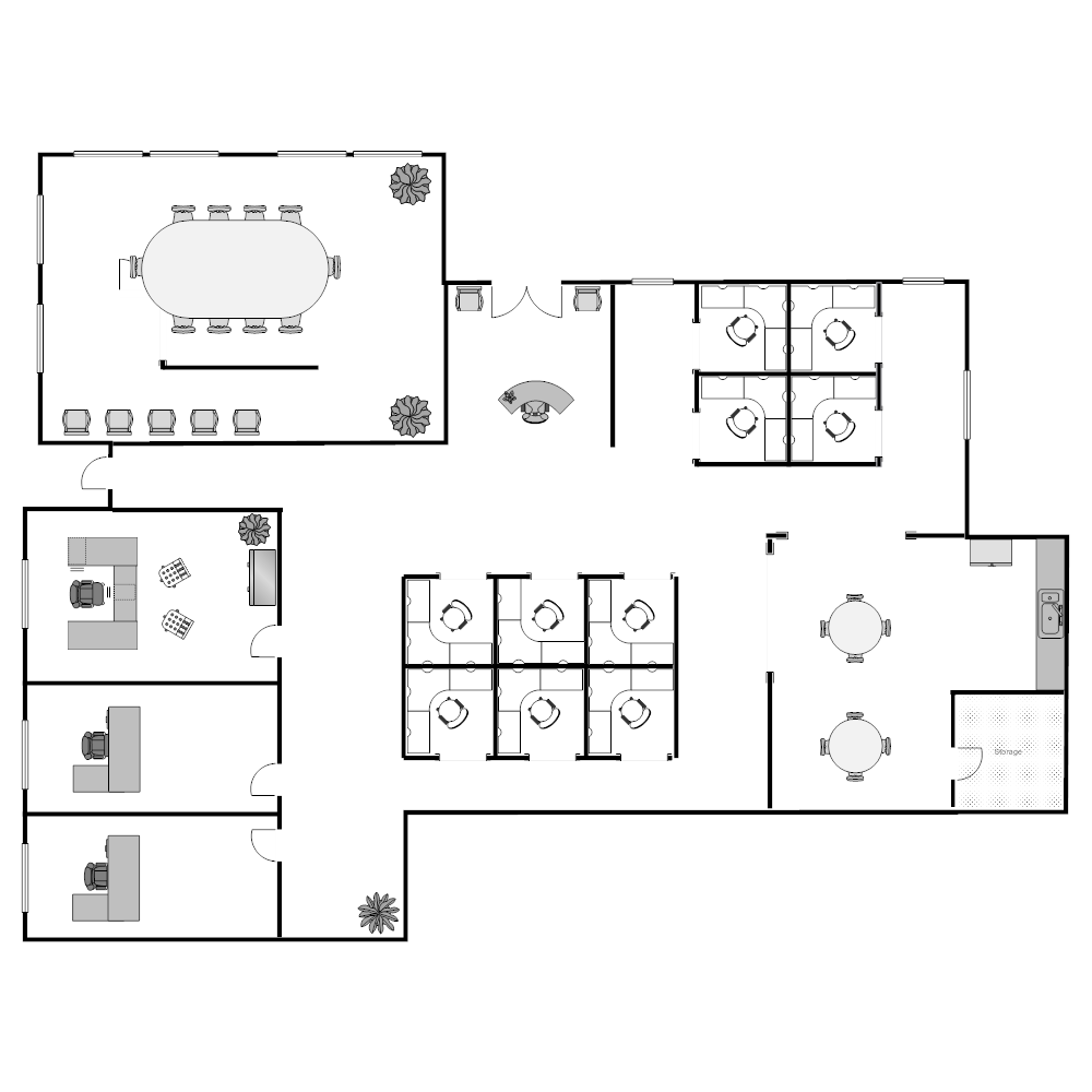 layout flowchart Office Plan Floor