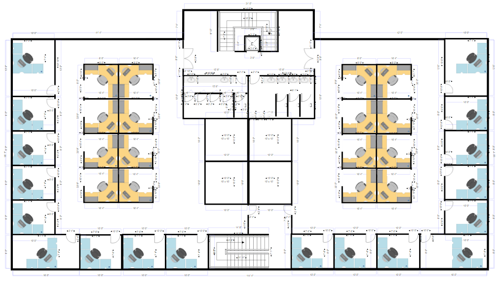the office floor plan layout