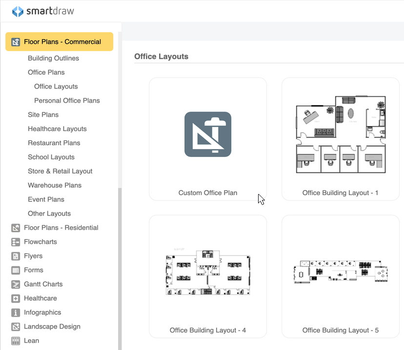 office planning templates