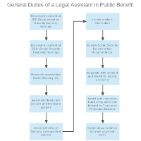 General Duties of a Legal Assistant in Public Benefit