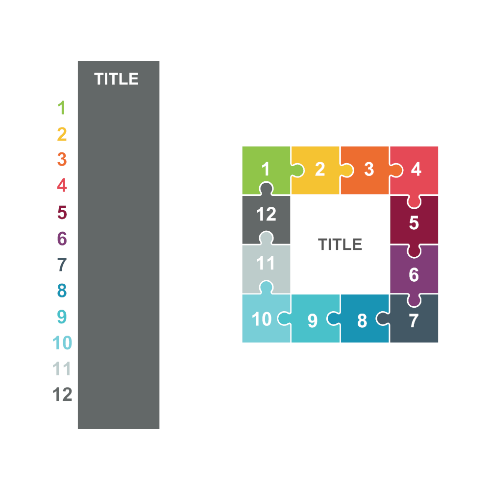 Example Image: Puzzles 24 (Square 12 Pieces)