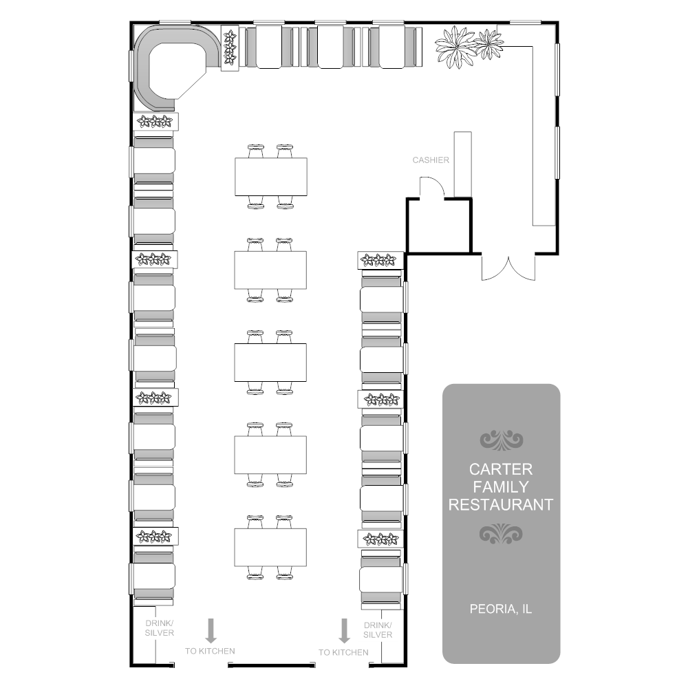 Example Image: Restaurant Floor Plan