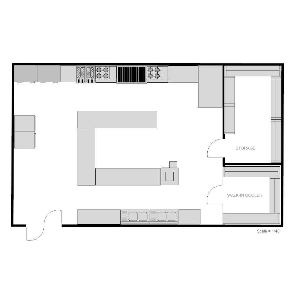 Restaurant Kitchen Floor Plan