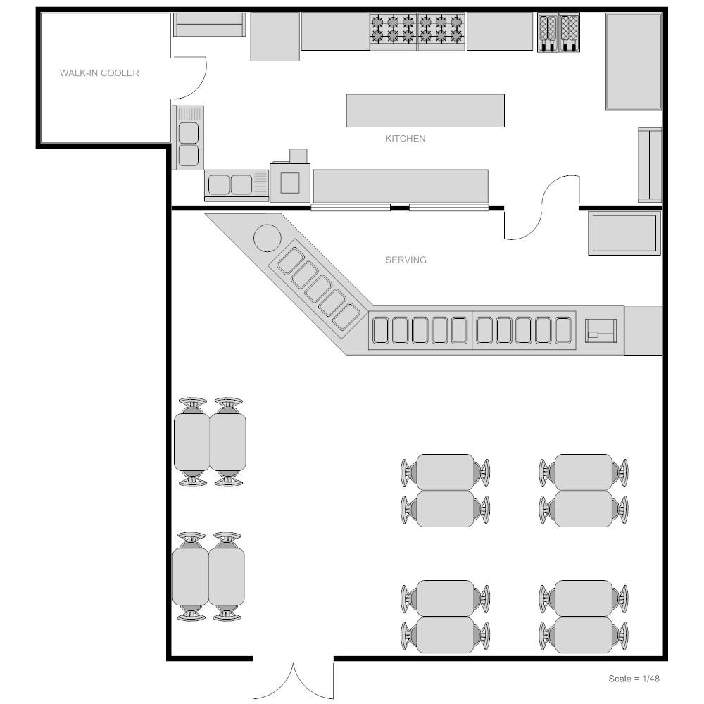 small restaurant kitchen layout