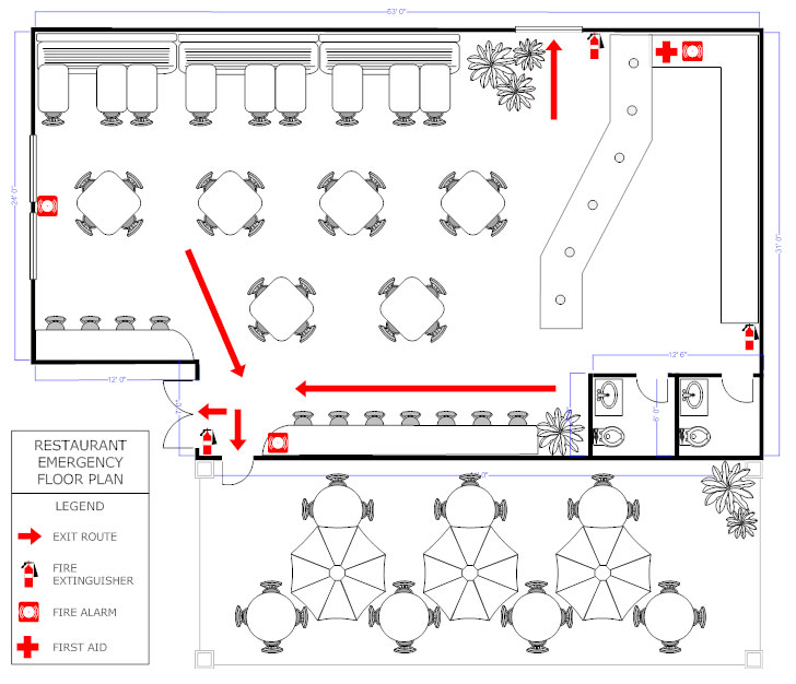 Restaurant Floor Plan How to Create a Restaurant Floor