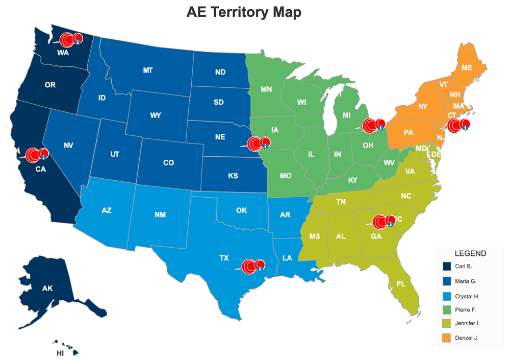 sales territory map example