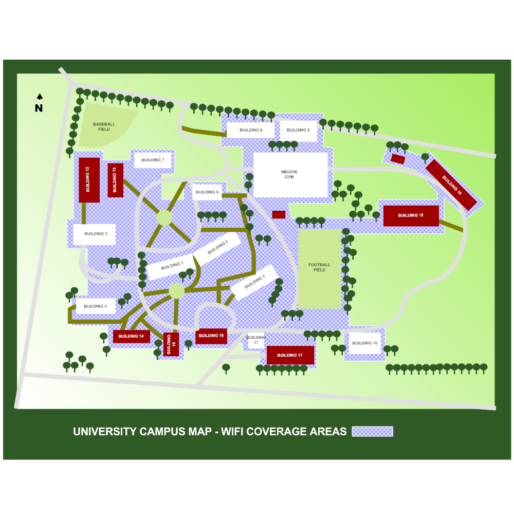 Example Image: Campus WiFi Map