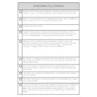 Small Claims Court Checklist