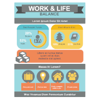 Work & Life Infographic