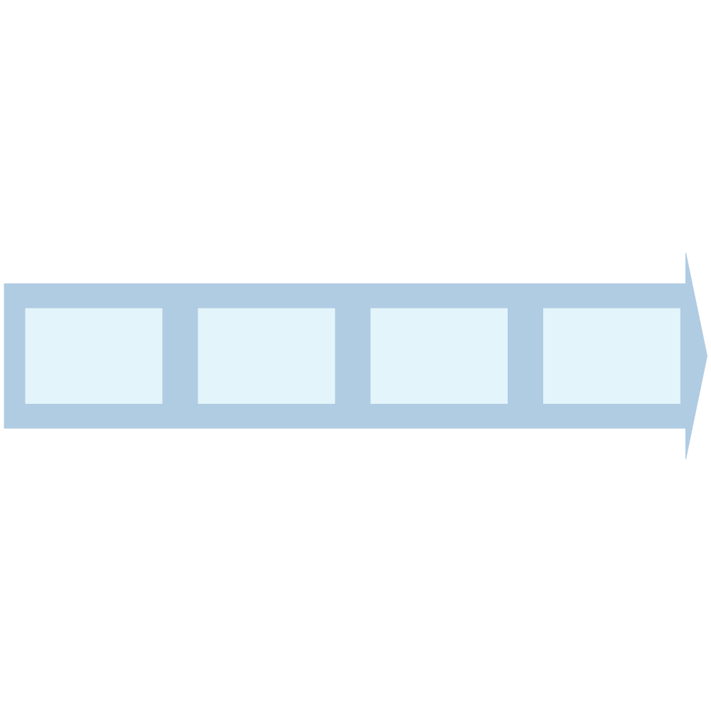Example Image: Continuous Arrow - Horizontal