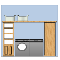 Laundry Room Elevation Plan