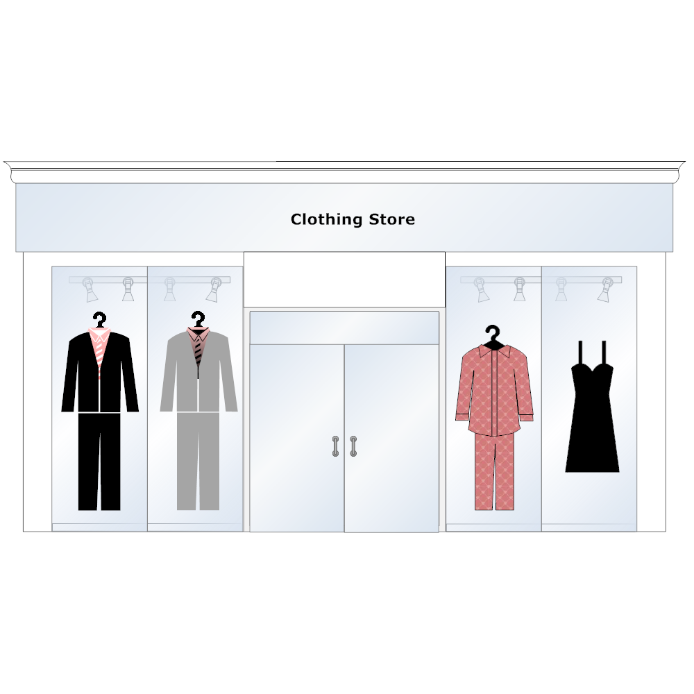 Example Image: Clothing Store Front