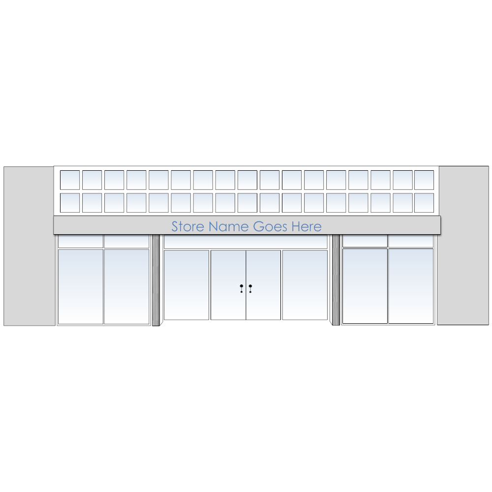 Example Image: Store Front Template