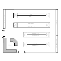 Records Shop Layout