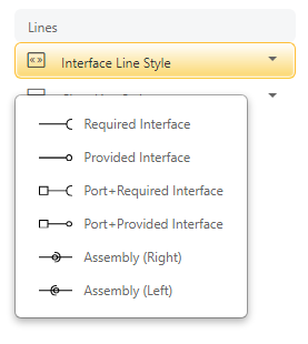 Define interface types