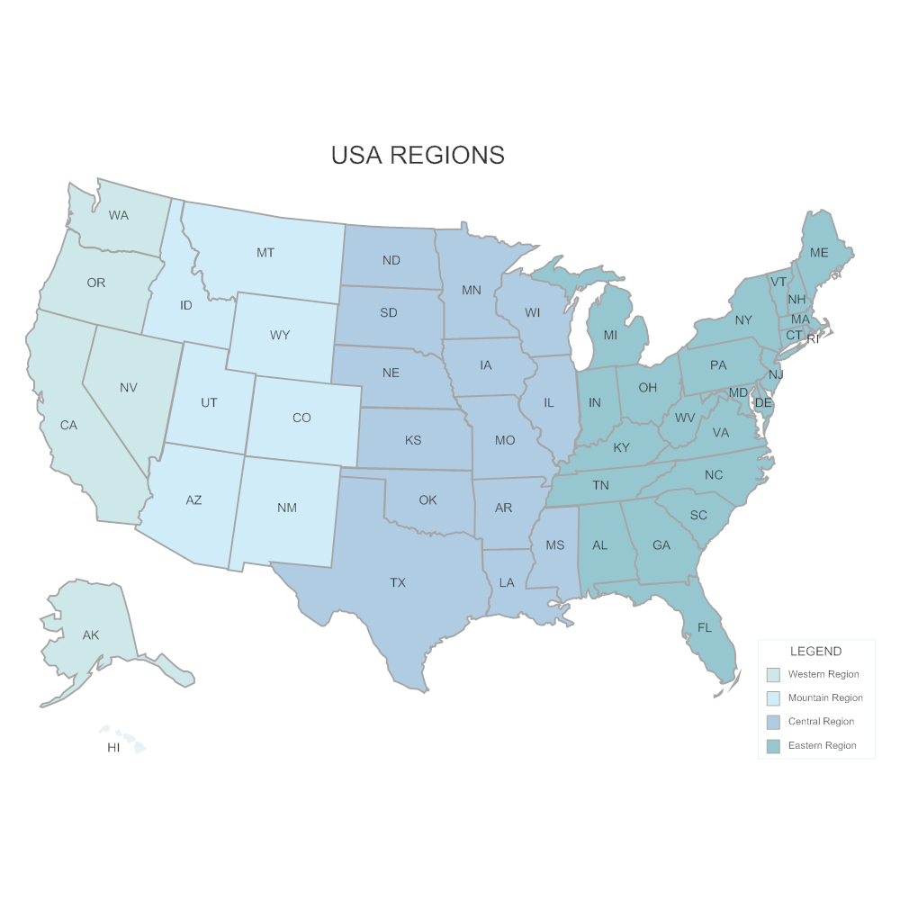 Example Image: USA Map