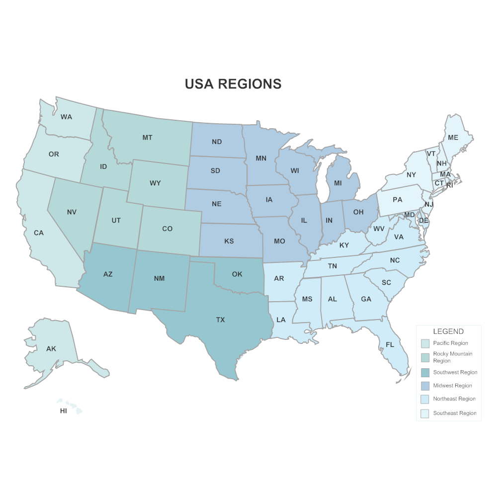 Example Image: USA Region - 2
