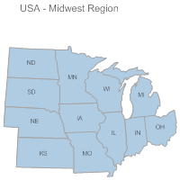 USA Region - Midwest