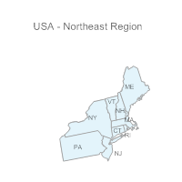 USA Region - Northeast