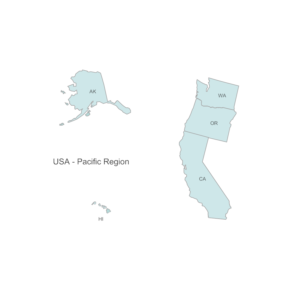 Example Image: USA Region - Pacific