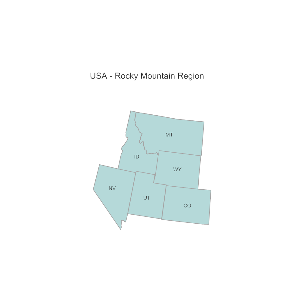 Example Image: USA Region - Rocky Mountain