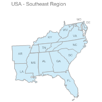 USA Region - Southeast