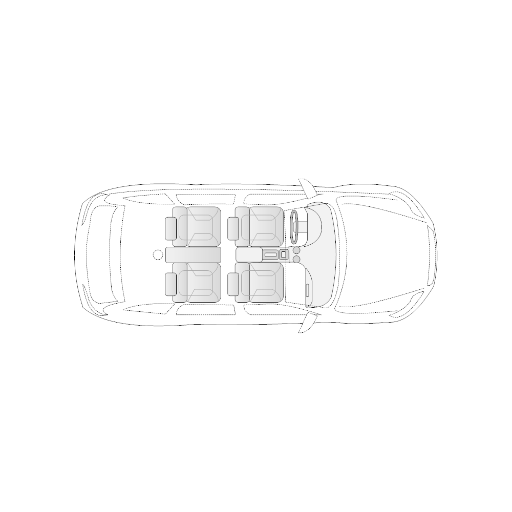 Example Image: 4-Door Compact Car - 1 (Elevation View)
