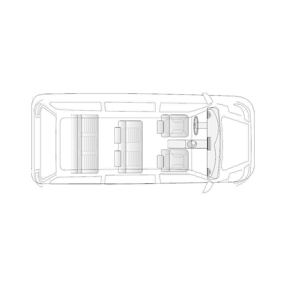 Minivan - 1 (Elevation View)