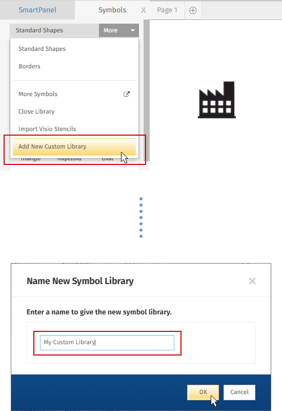 SmartDraw adds custom symbol libraries