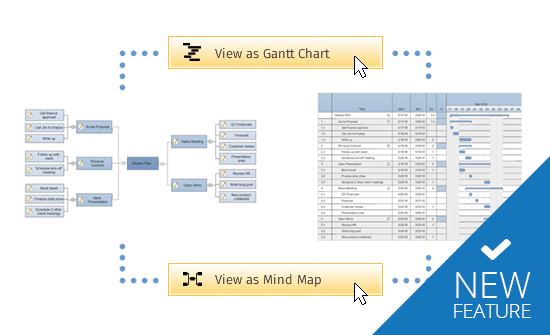 New mind map features