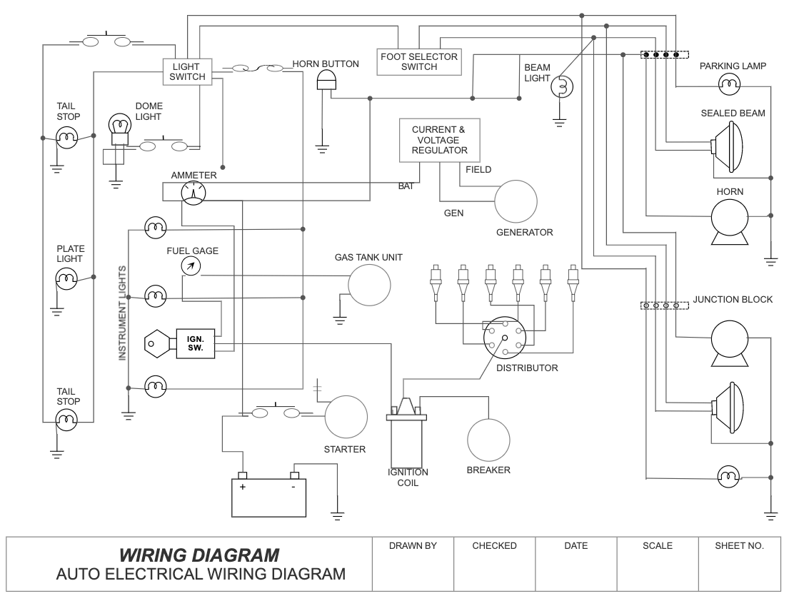 Electrical wiring diagram