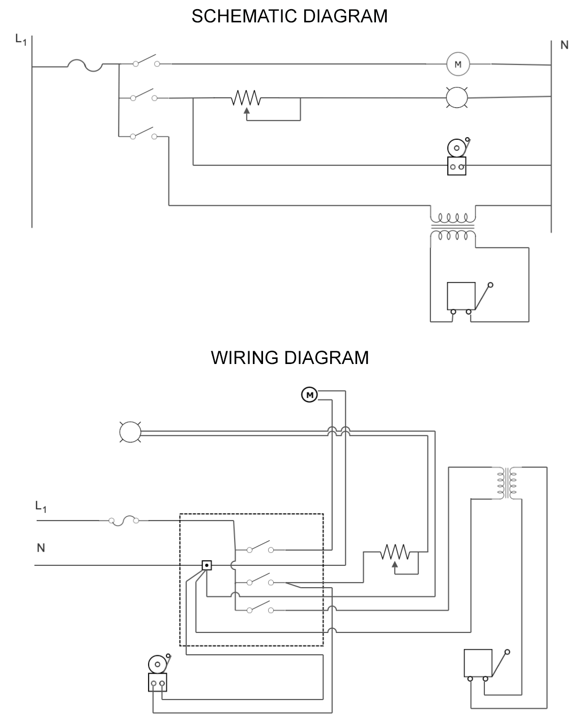 Wiring vs Schematic diagram